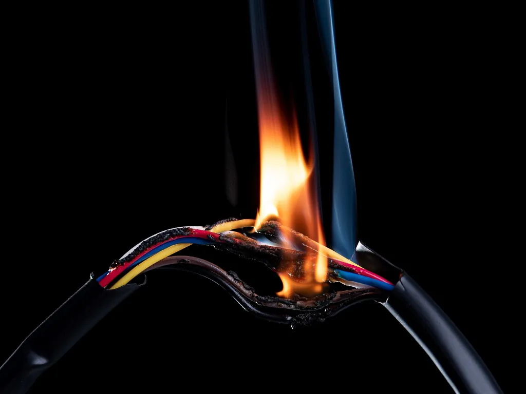 cables quemandose